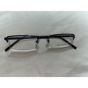 Jai Kudo M02 431 Frames Half Rim 49-19-140 Dark Purple